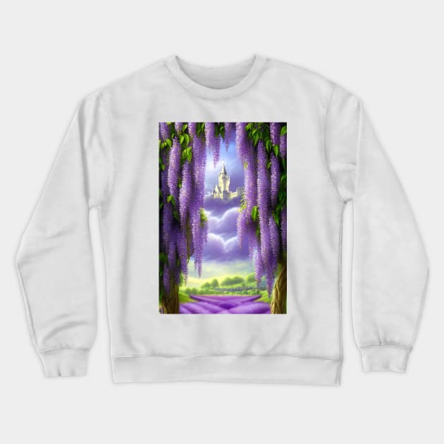 Castle of Dreams 003 Crewneck Sweatshirt by PurplePeacock